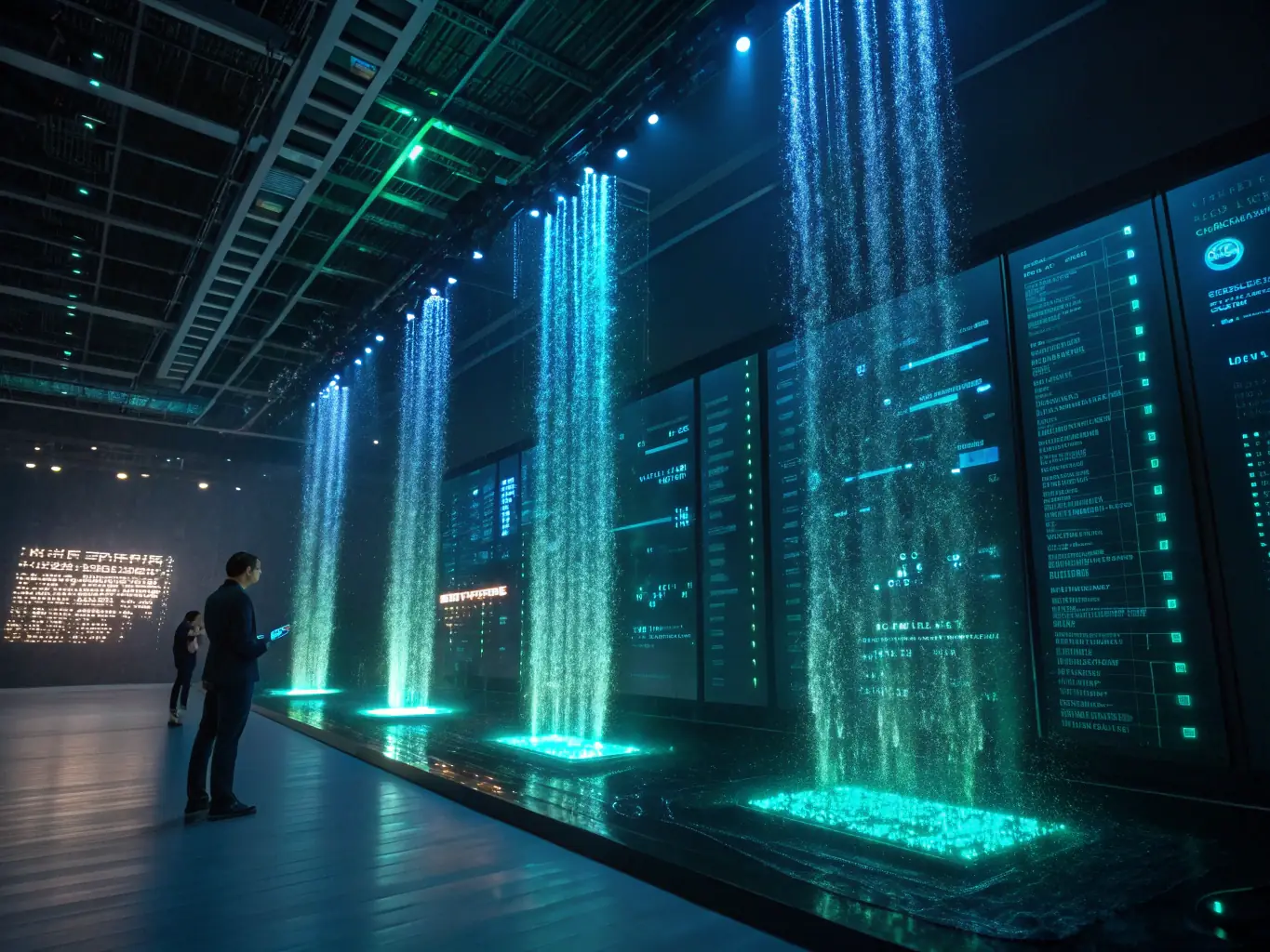 A visual representation of Connectech Labs' Agentic AI System adapting to a changing environment, showcasing its ability to reconfigure processes and optimize performance in real-time.
